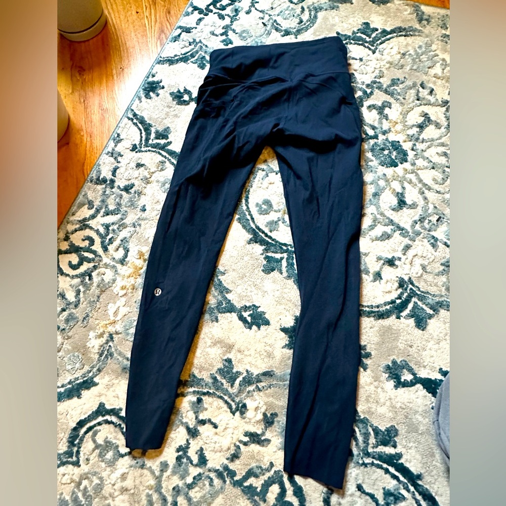 Lululemon Fast and Free Leggings, 25” in True Navy